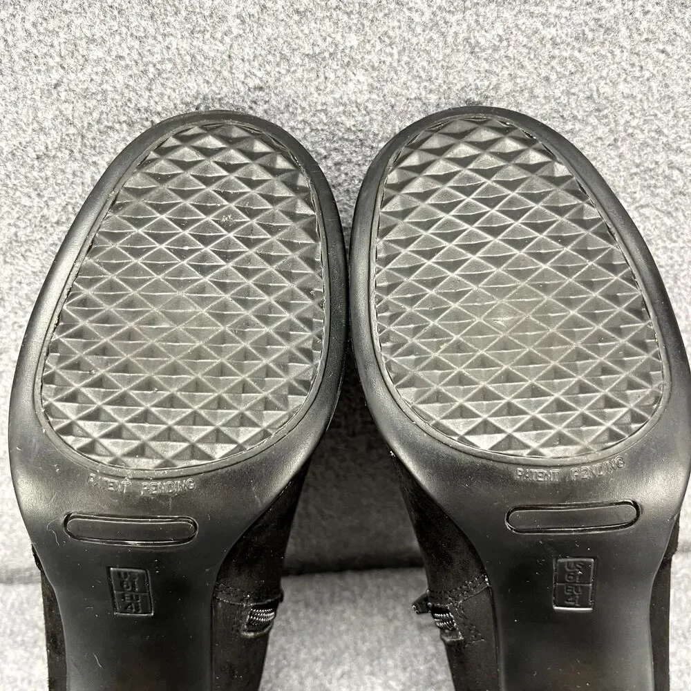 Aerosoles Womens Boots Size 6.5 M‎ Black Ankle Suede Booties 3